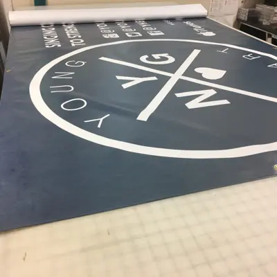 Large format printed banner produced by Cardinal Signs (example 4)