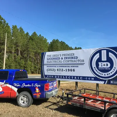 Large format printed banner produced by Cardinal Signs (example 5)