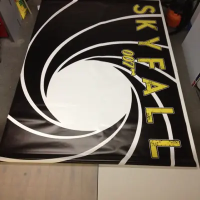 Large format printed banner produced by Cardinal Signs (example 7)