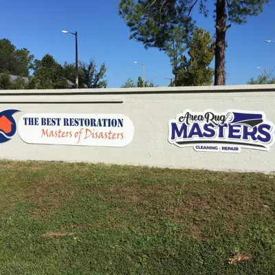Post and panel business sign built and installed by Cardinal Signs (example 12)