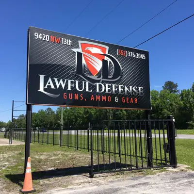 Post and panel business sign built and installed by Cardinal Signs (example 3)