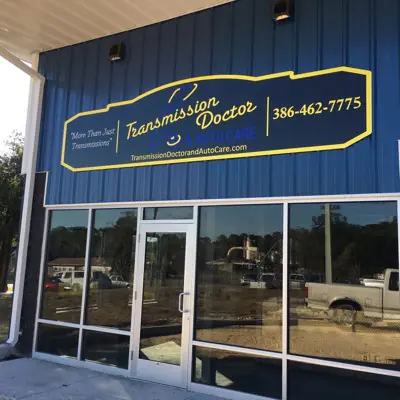 Post and panel business sign built and installed by Cardinal Signs (example 5)