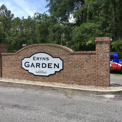 Post and panel business sign built and installed by Cardinal Signs (example 7)