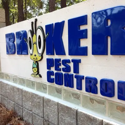 Sandblasted dimensional sign with raised lettering made by Cardinal Signs (example 7)